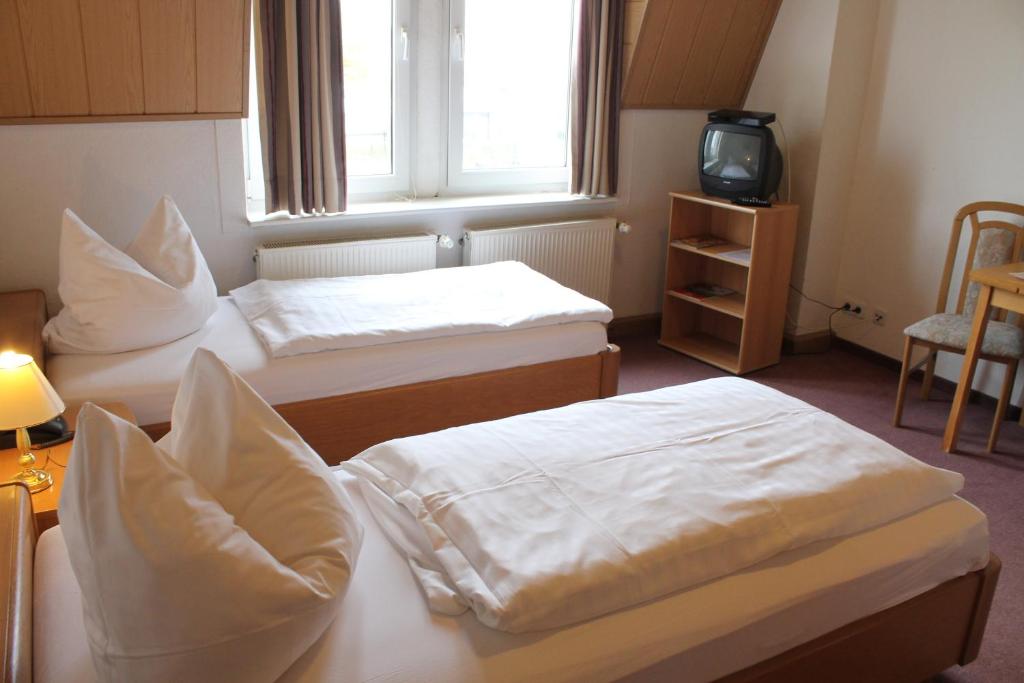 Двухместный (Двухместный номер с 2 отдельными кроватями) гостевого дома Adler Hotel Dresden, Дрезден