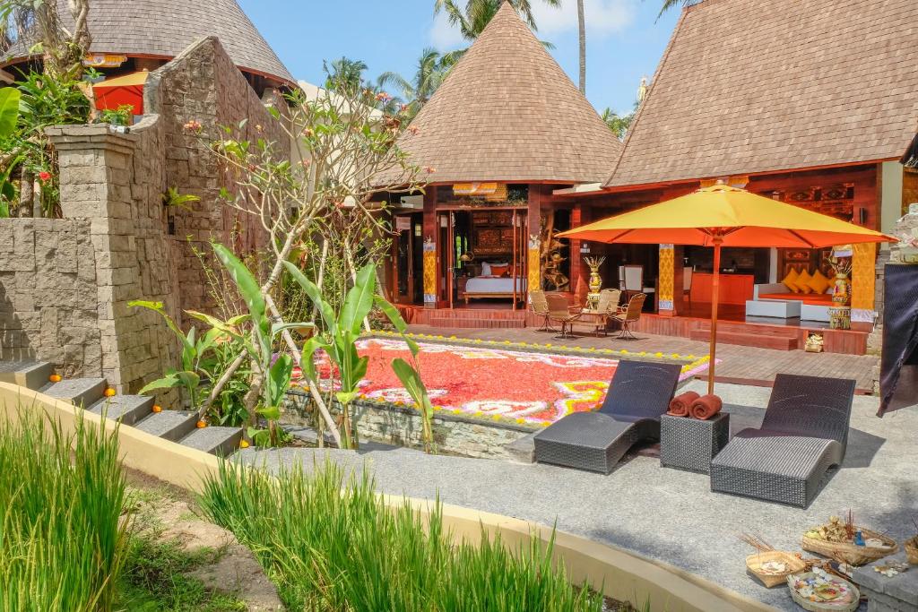 Вилла (Вилла с 1 спальней, бассейном и панорамным видом на рисовые поля), Green Field Resort Ubud