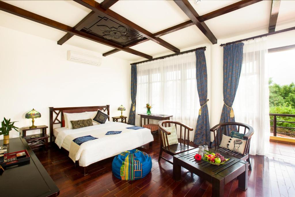 Двухместный (Полулюкс) отеля Mai Chau Lodge, Май Чау
