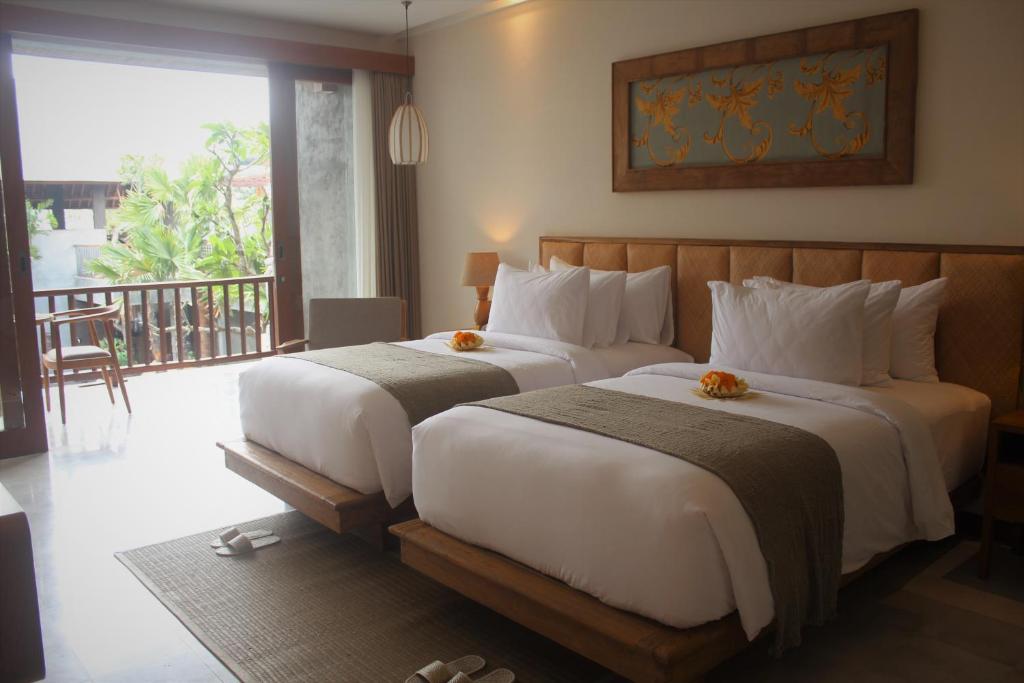 Сьюит (Люкс с видом на бассейн), Purana Suite Ubud