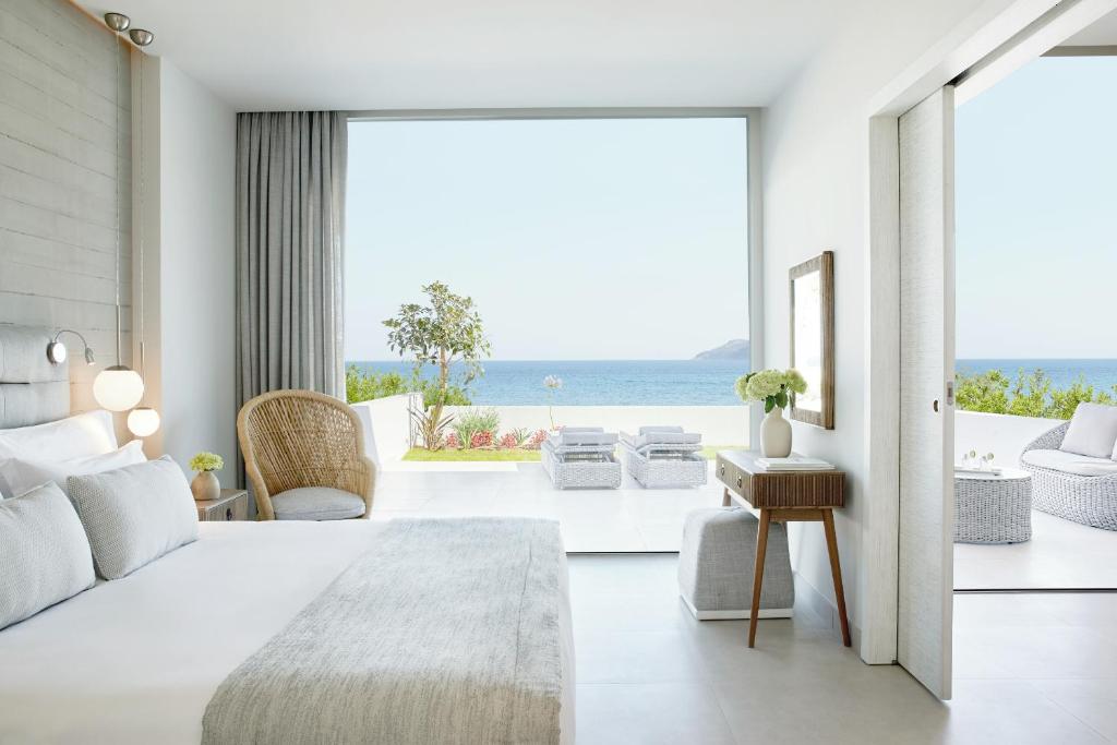 Сьюит (Люкс с 1 спальней, собственный сад, вид на море (для 2–3 взрослых)) отеля Ikos Aria, Кефалос