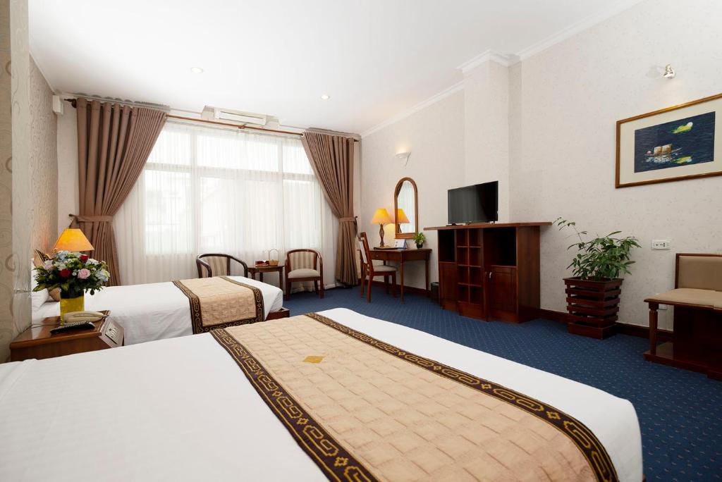 Двухместный (Двухместный номер Делюкс с 1 кроватью и видом на море) отеля Grand Hotel Vung Tau, Вунгтау