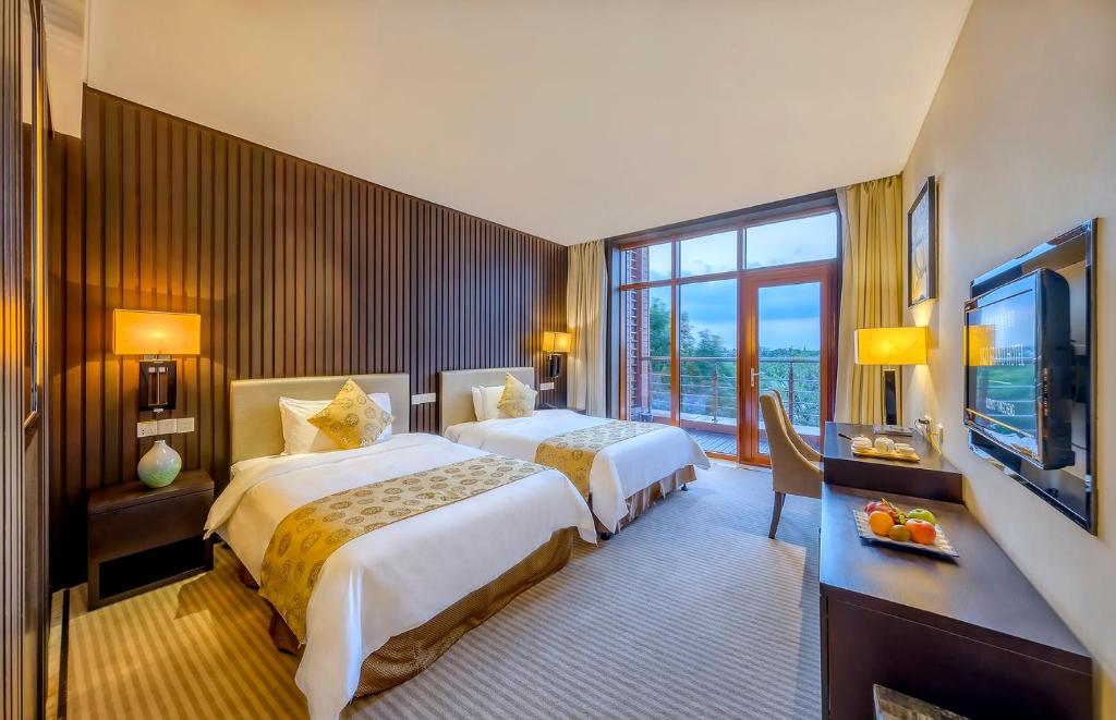 Двухместный (Номер Делюкс с видом на сад), Grand Metropark Resort Yangcheng Suzhou