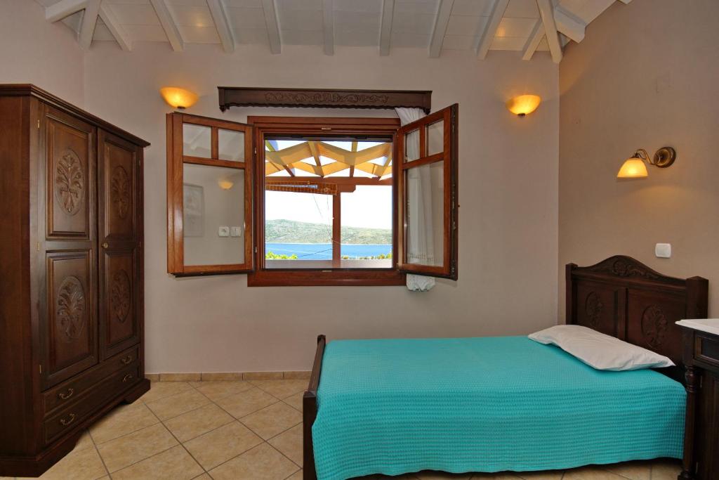 Вилла (Вилла с 2 спальнями и видом на море) виллы Agnantema Villas, Агиос-Петрос-Алонис