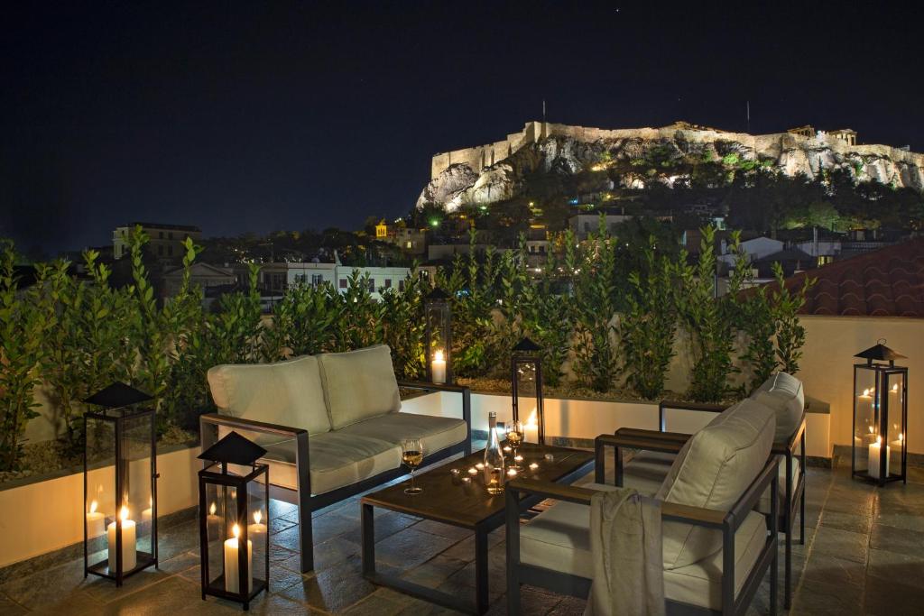 Сьюит (Iconic Suite with Acropolis View & Private Hot Tub), A77 Suites by Andronis