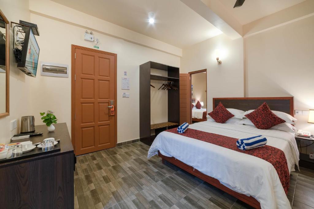 Двухместный (Двухместный номер Делюкс с 1 кроватью и видом на остров) отеля Paguro Beach Inn, Укулхас