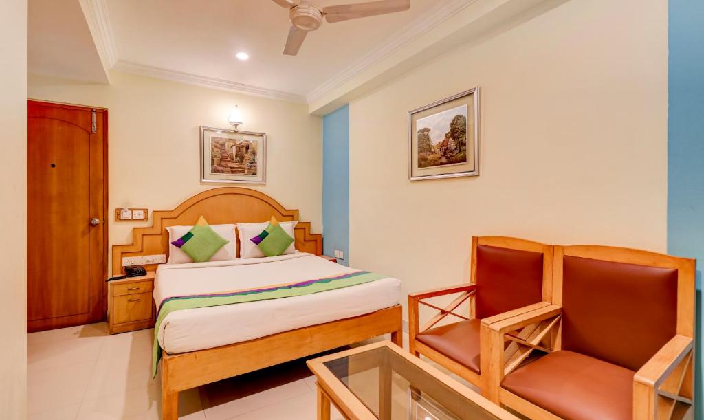 Двухместный ([Sanitized] Standard Double Room) отеля Treebo Terminus, Бангалор