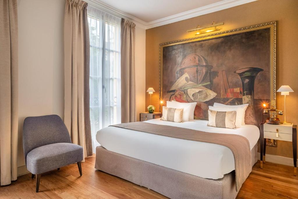 Двухместный (Классический двухместный номер с 1 кроватью) отеля Hôtel Le Walt, Париж