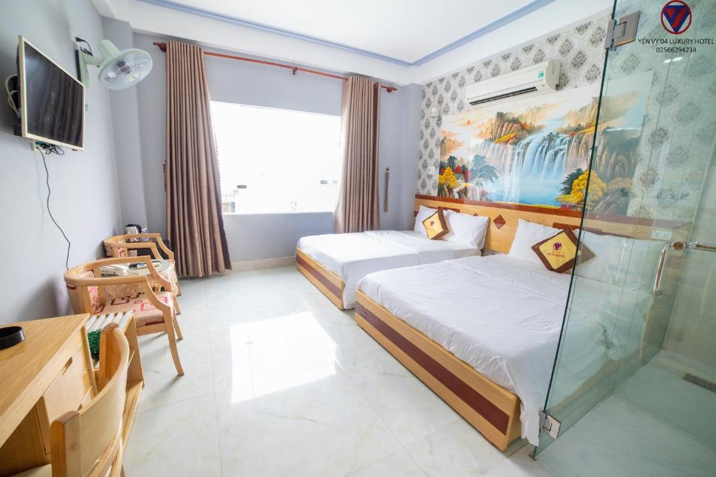 Двухместный (Номер Делюкс с кроватью размера «king-size») отеля Yen Vy 04 Luxury Hotel, Куинён