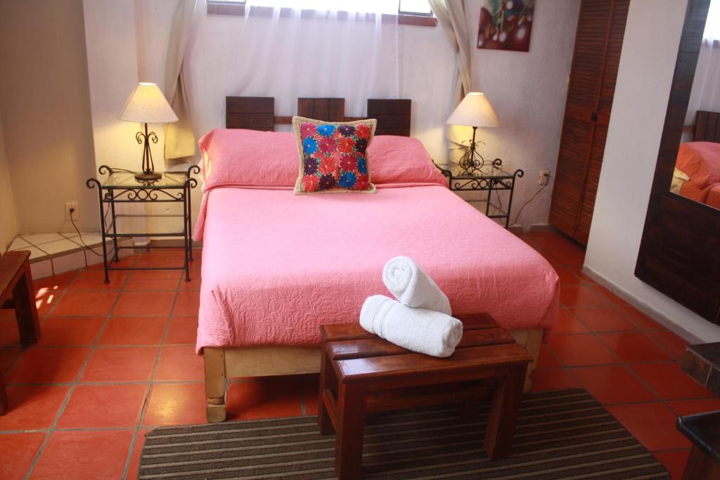 Двухместный (Двухместный номер с 1 кроватью и террасой) отеля Casa Tepozanes, Гуанахуато