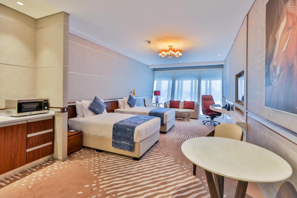 Двухместный (Двухместный номер Делюкс с 2 двуспальными кроватями) отеля VIP Hotel,Doha,Qatar, Доха