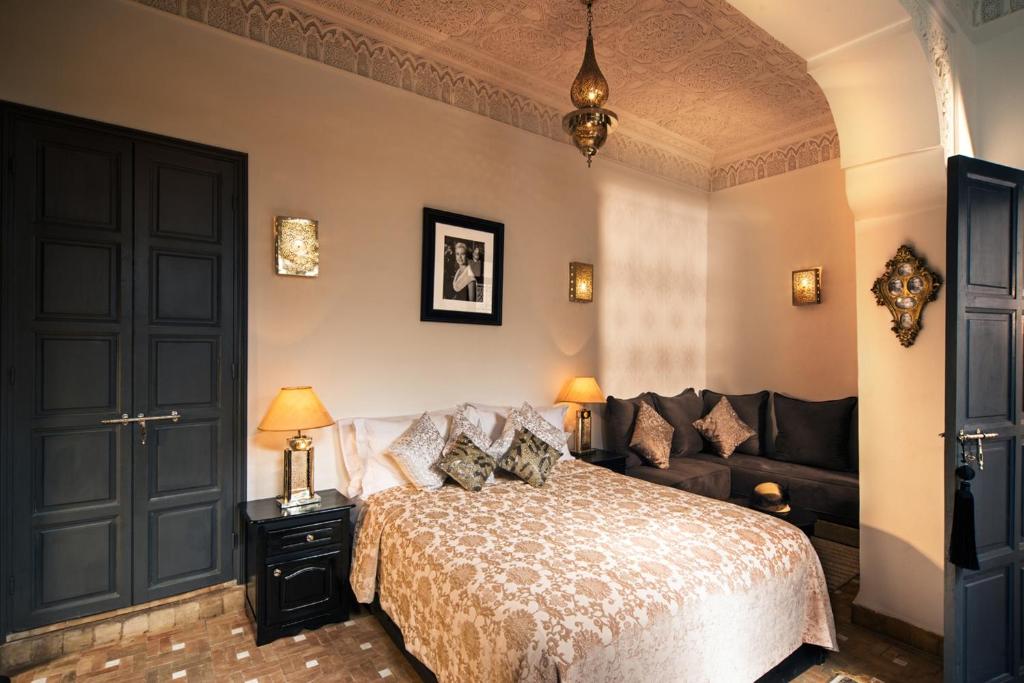 Сьюит (Двухместный улучшенный люкс с 1 кроватью или 2 отдельными кроватями) отеля Riad Star by Marrakech Riad, Марракеш