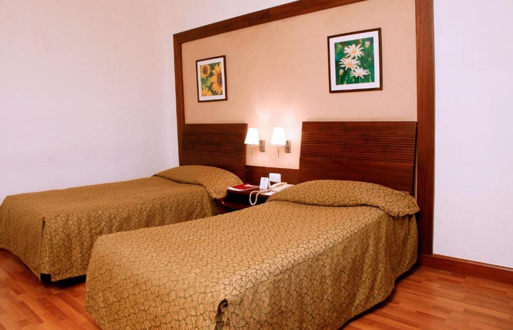 Двухместный (Двухместный номер Делюкс с 2 отдельными кроватями) отеля The Retreat Hotel & Convention Centre, Мумбай