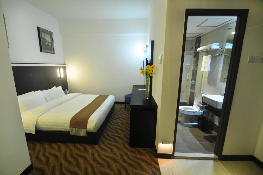 Двухместный (Стандартный двухместный номер с 1 кроватью - Без окна) отеля Dreamtel Kota Kinabalu, Кота-Кинабалу