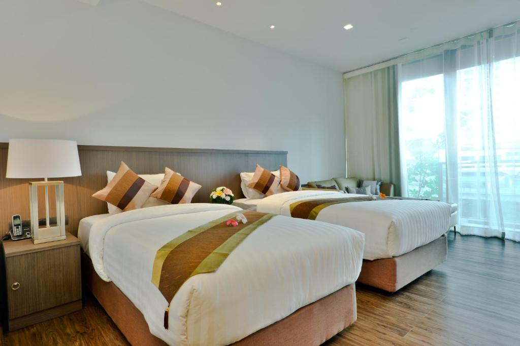 Двухместный (Двухместный номер Делюкс с 2 отдельными кроватями) отеля Civic Horizon Hotel & Residence, Бангкок
