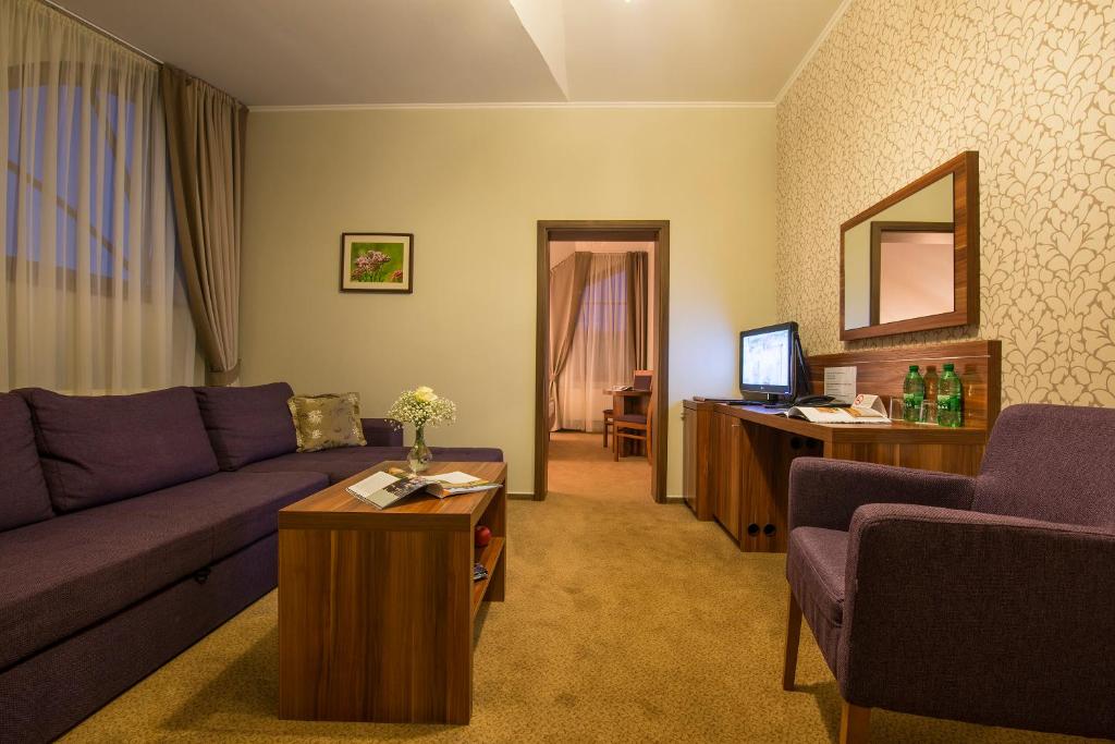 Сьюит (Улучшенный люкс) отеля Wellness hotel Spark, Братислава