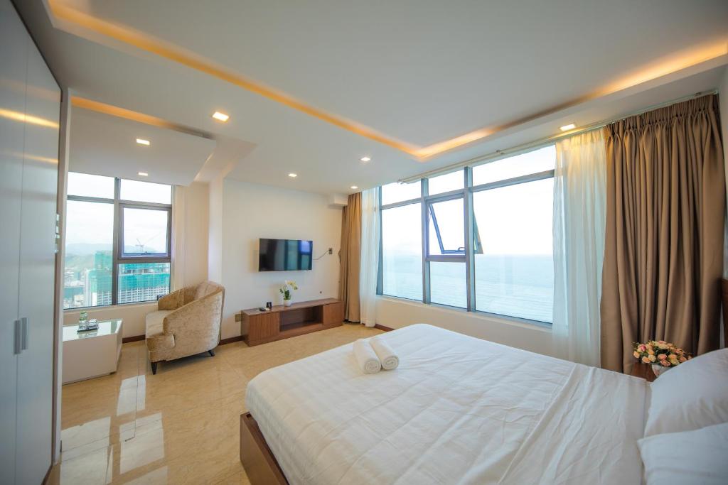 Апартаменты (Суперлюкс с панорамным видом на море), Nha Trang Beach Apartments