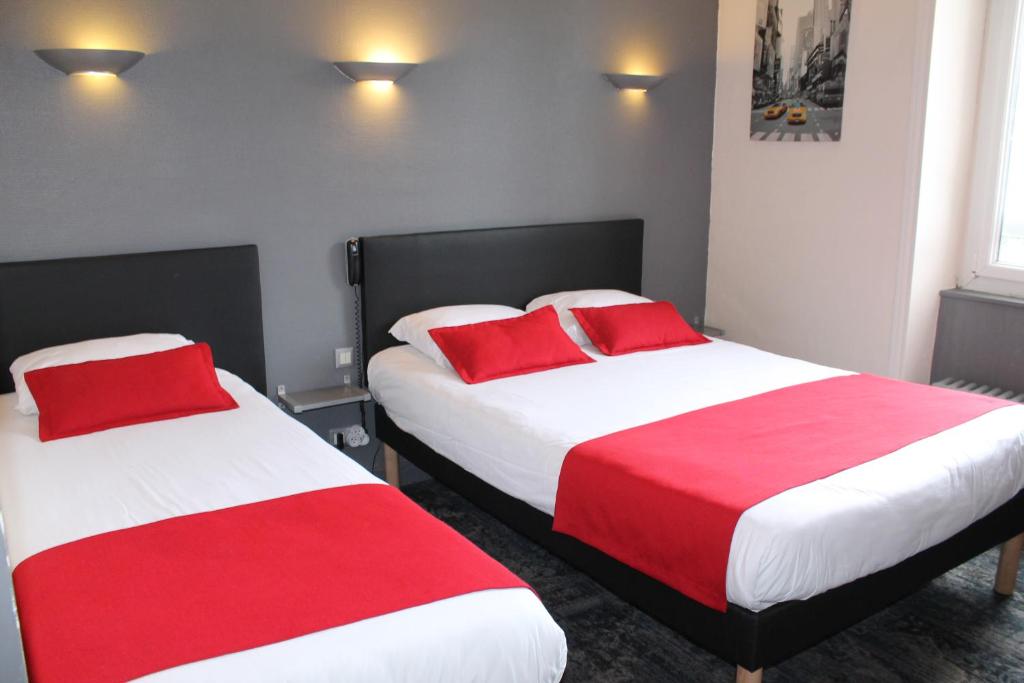 Двухместный (Двухместный номер с 2 отдельными кроватями) отеля Hotel Bellevue, Брест (Бретань)