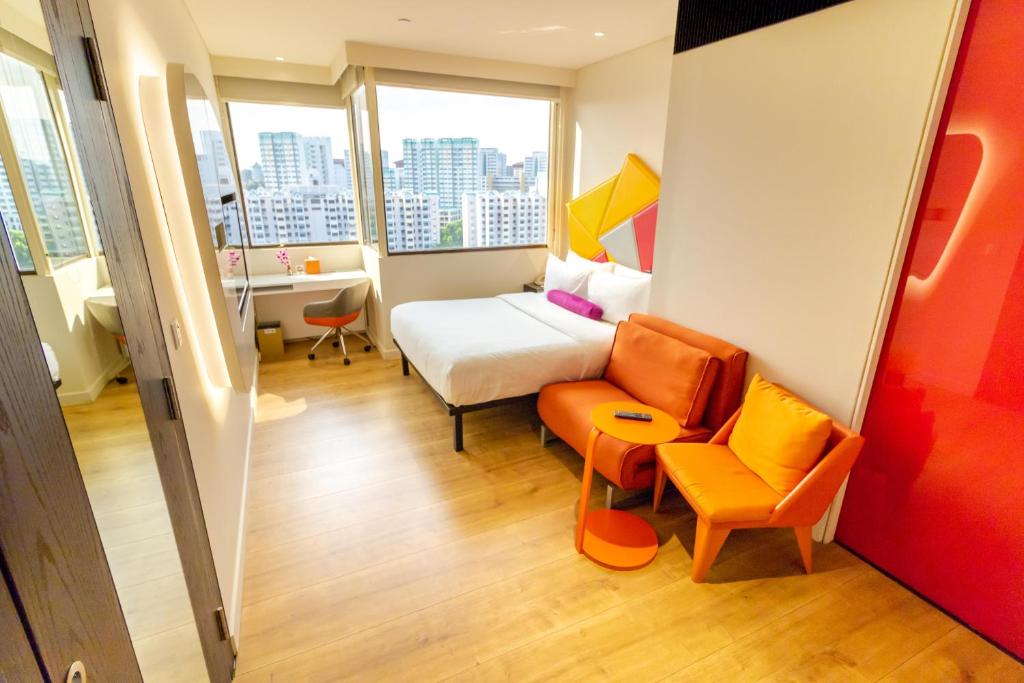 Трехместный (Двухместный номер с 1 кроватью и диваном-кроватью), Ibis Styles Singapore On Macpherson