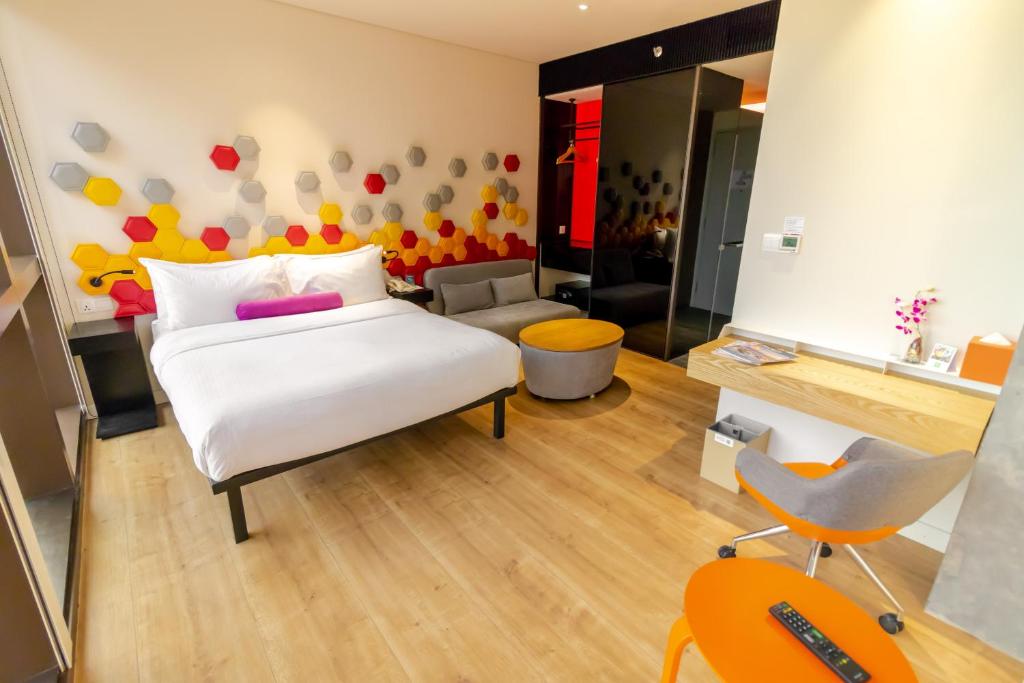 Трехместный (Двухместный номер с 1 кроватью и диваном-кроватью), Ibis Styles Singapore On Macpherson