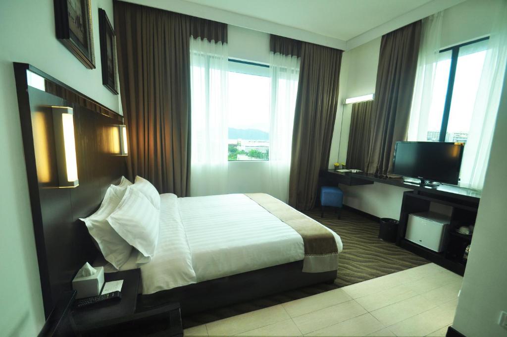 Двухместный (Двухместный номер Делюкс с 1 кроватью) отеля Dreamtel Kota Kinabalu, Кота-Кинабалу