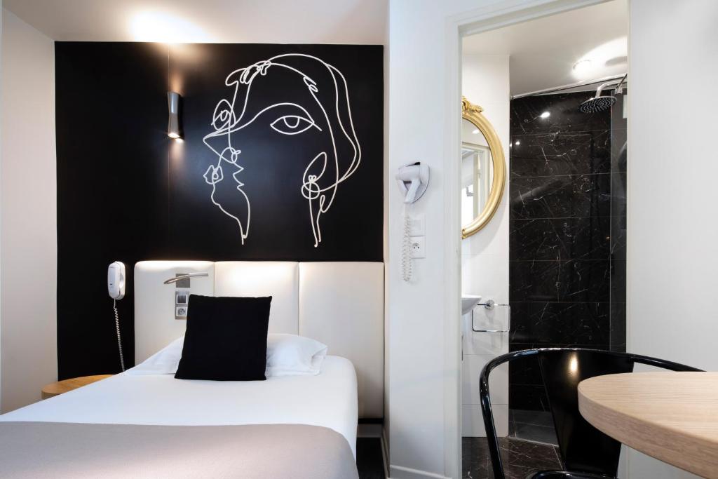 Одноместный (Одноместный номер), Hôtel Montparnasse Saint Germain