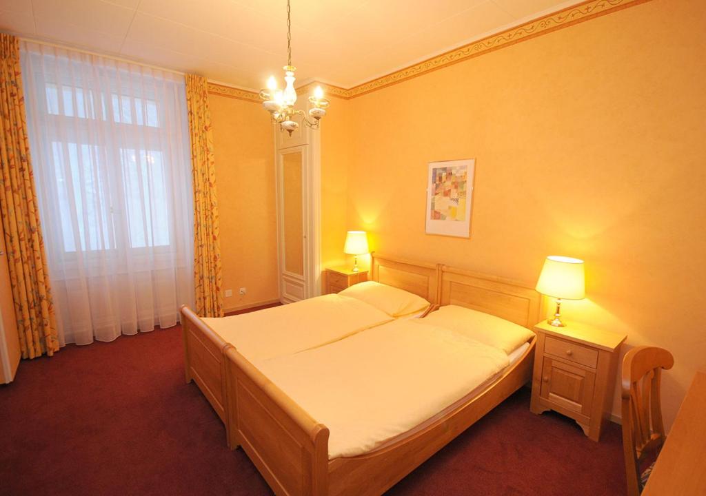 Двухместный (Стандартный двухместный номер с 2 отдельными кроватями) отеля Grand Hôtel des Rasses, Сент-Круа