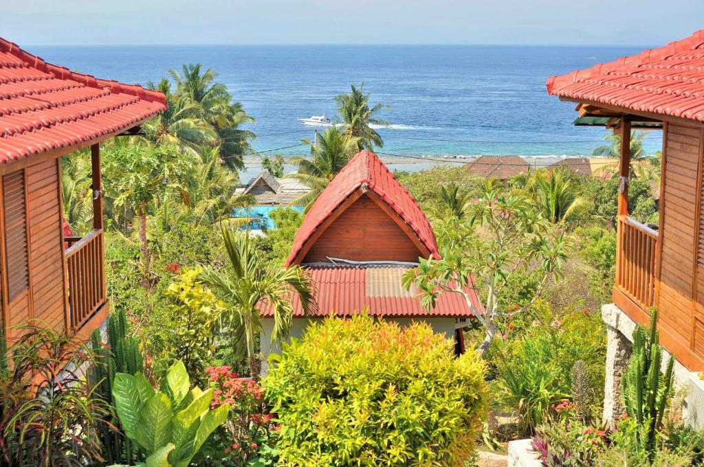 Номер (Бунгало Делюкс с видом на океан и гору Агунг), Petak Cottage