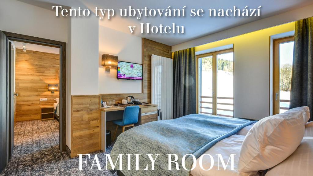 Семейный (Стандартный семейный номер) отеля Amenity Špindlerův Mlýn, Шпиндлерув Млын