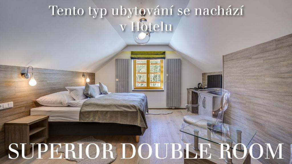 Двухместный (Улучшенный двухместный номер с 1 кроватью) отеля Amenity Špindlerův Mlýn, Шпиндлерув Млын