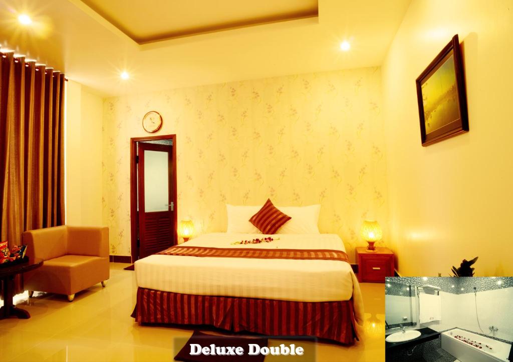 Двухместный (Двухместный номер Делюкс с 1 кроватью) отеля Lien Do Star Hotel, Баолок