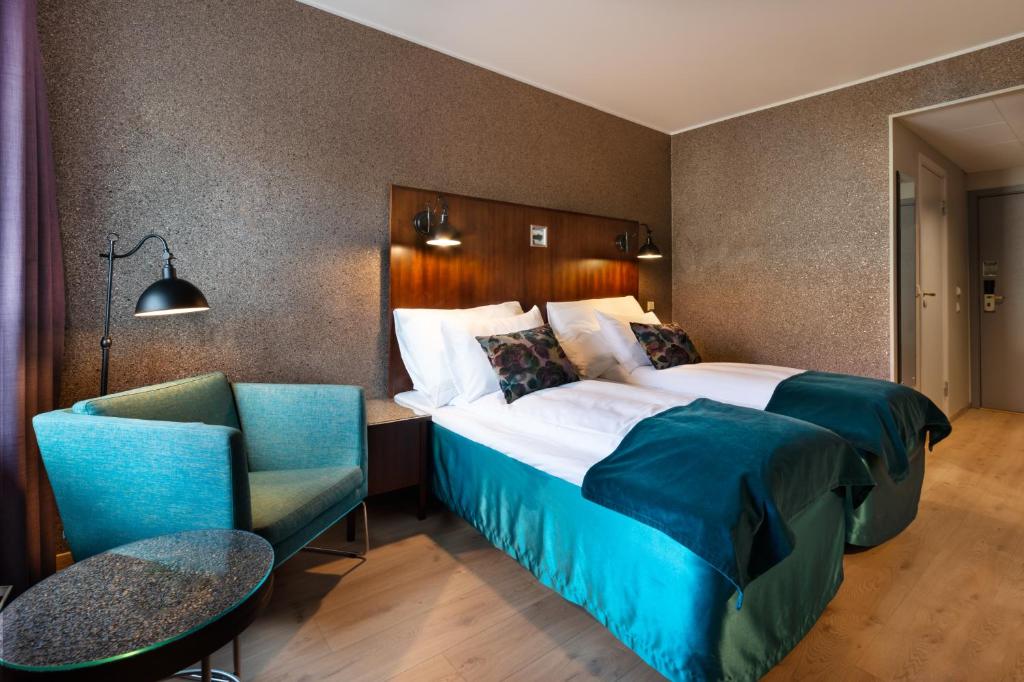 Двухместный (Улучшенный двухместный номер с 1 кроватью или 2 отдельными кроватями) отеля Quality Hotel Grand Kongsberg, Конгсберг