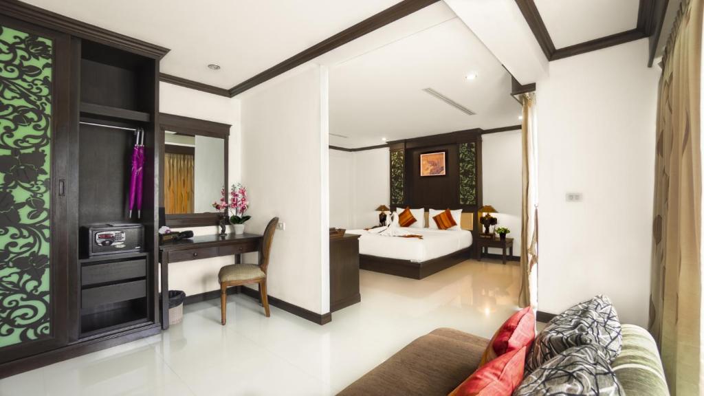 Двухместный (Улучшенный двухместный номер «Гранд» с 1 кроватью или 2 отдельными кроватями) отеля Aonang Orchid Resort, Краби