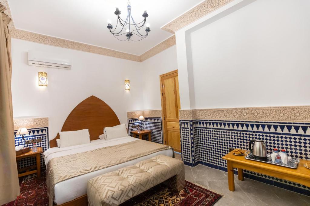 Двухместный (Стандартный двухместный номер с 1 кроватью или 2 отдельными кроватями) отеля Riad Al Makan, Фес