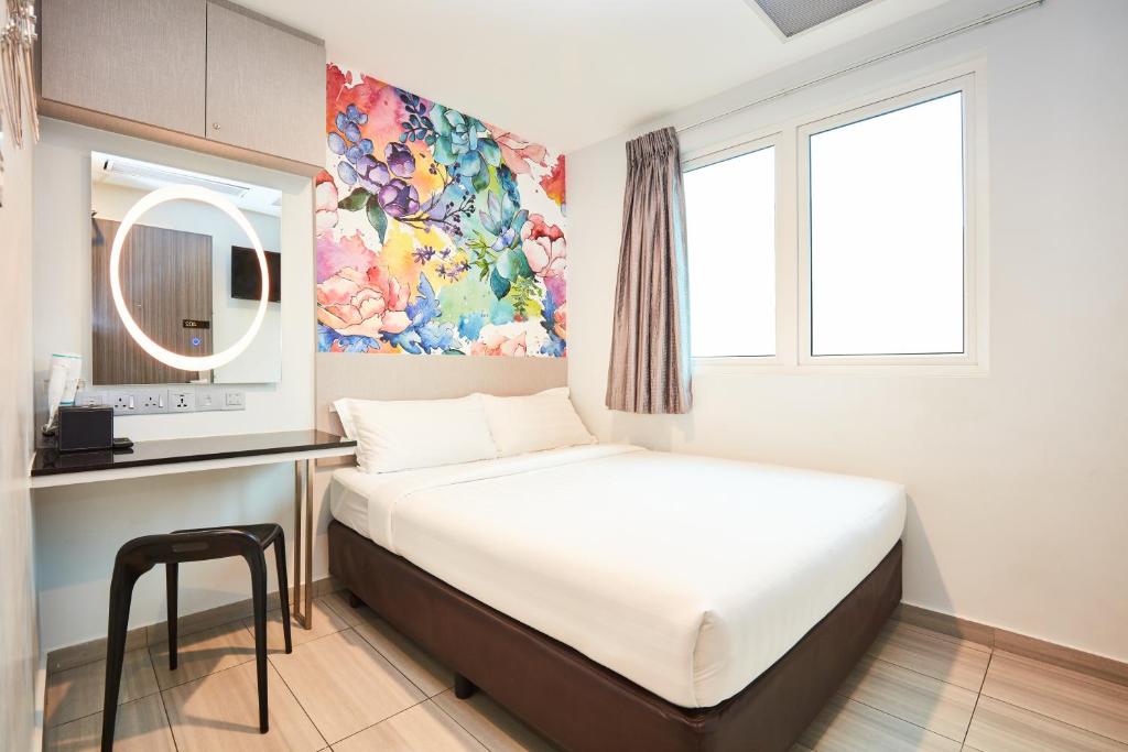 Двухместный (Улучшенный двухместный номер с 1 кроватью) отеля Fragrance Hotel - Selegie, Сингапур (город)