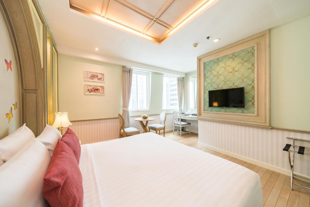 Двухместный (Двухместный номер Делюкс с 1 кроватью или 2 отдельными кроватями) отеля Salil Hotel Sukhumvit Soi 11, Бангкок