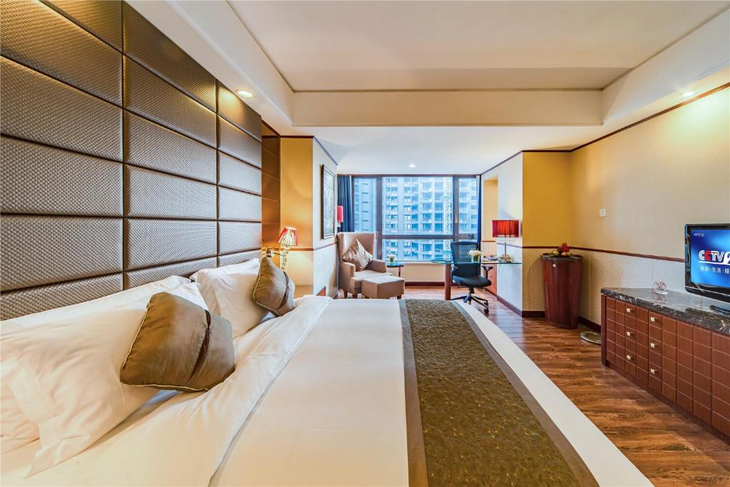 Двухместный (Номер Делюкс с кроватью размера «queen-size»), Ming Guang International Grand Hotel Haikou