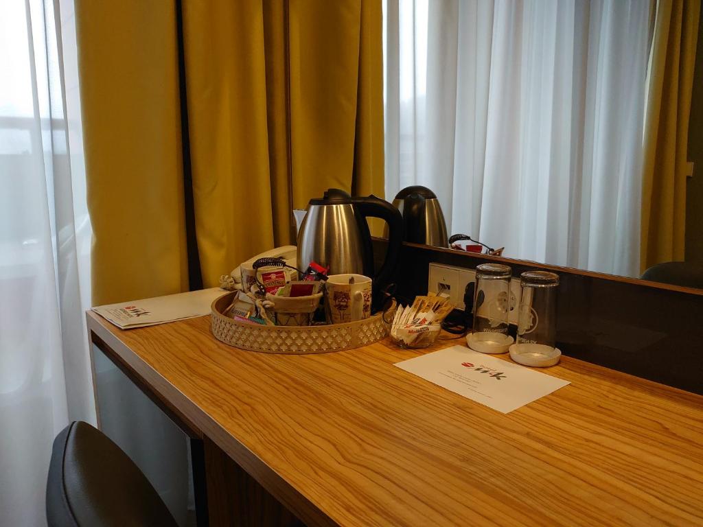 Двухместный (Двухместный номер с 1 кроватью или 2 отдельными кроватями и террасой) отеля Hotel Mak, Габрово