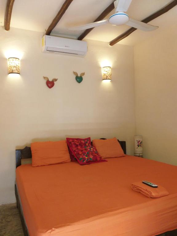 Двухместный (Двухместный номер с 1 кроватью и общей ванной комнатой) хостела Tubo Tulum Hostel, Тулум