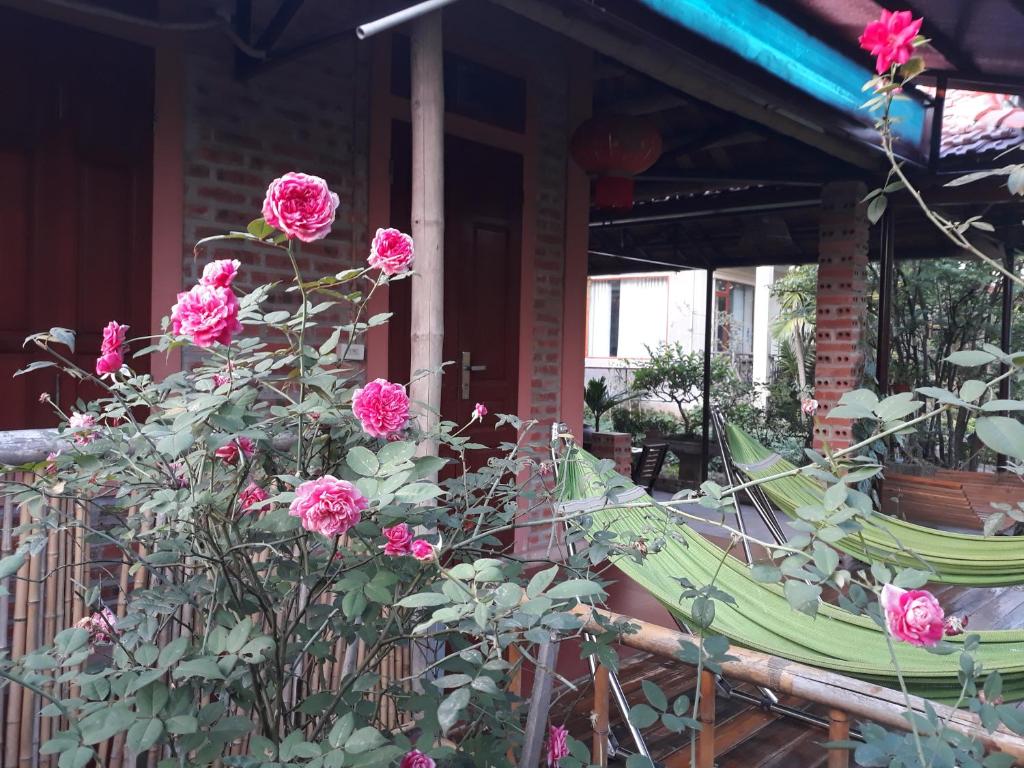 Семейный (Семейный номер с видом на сад) загородного отеля An Phu's Garden House, Ниньбинь