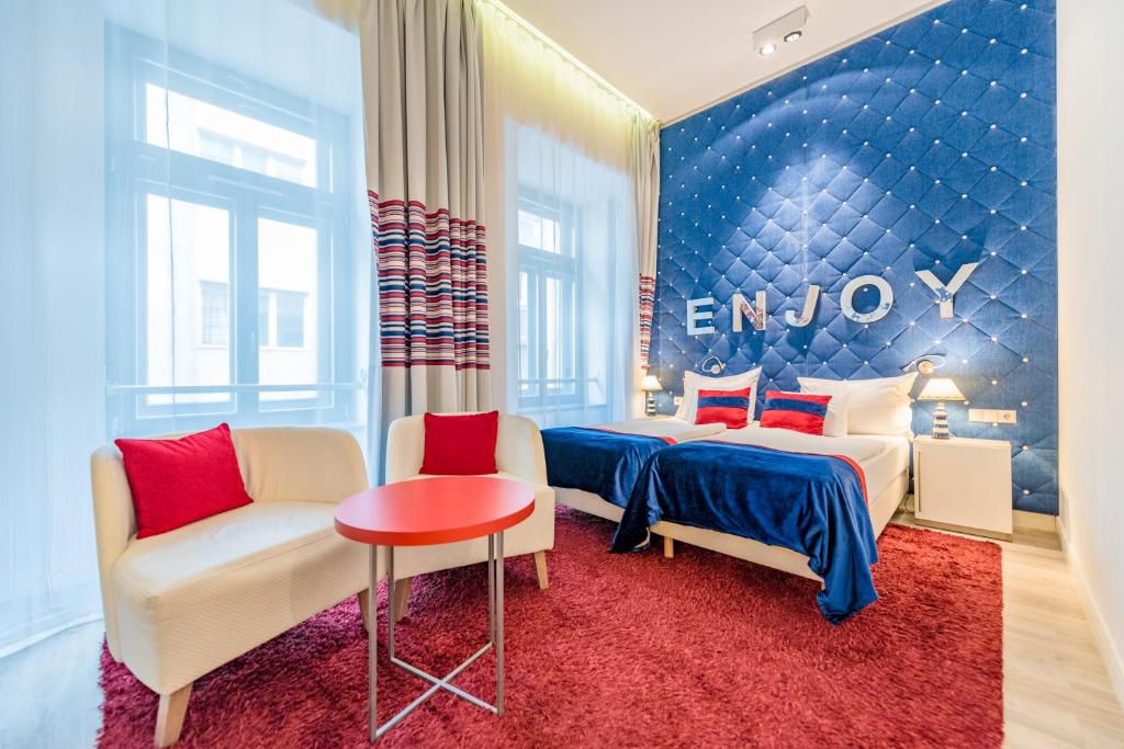 Двухместный (Представительский двухместный номер с 1 кроватью) отеля Estilo Fashion Hotel Budapest, Будапешт