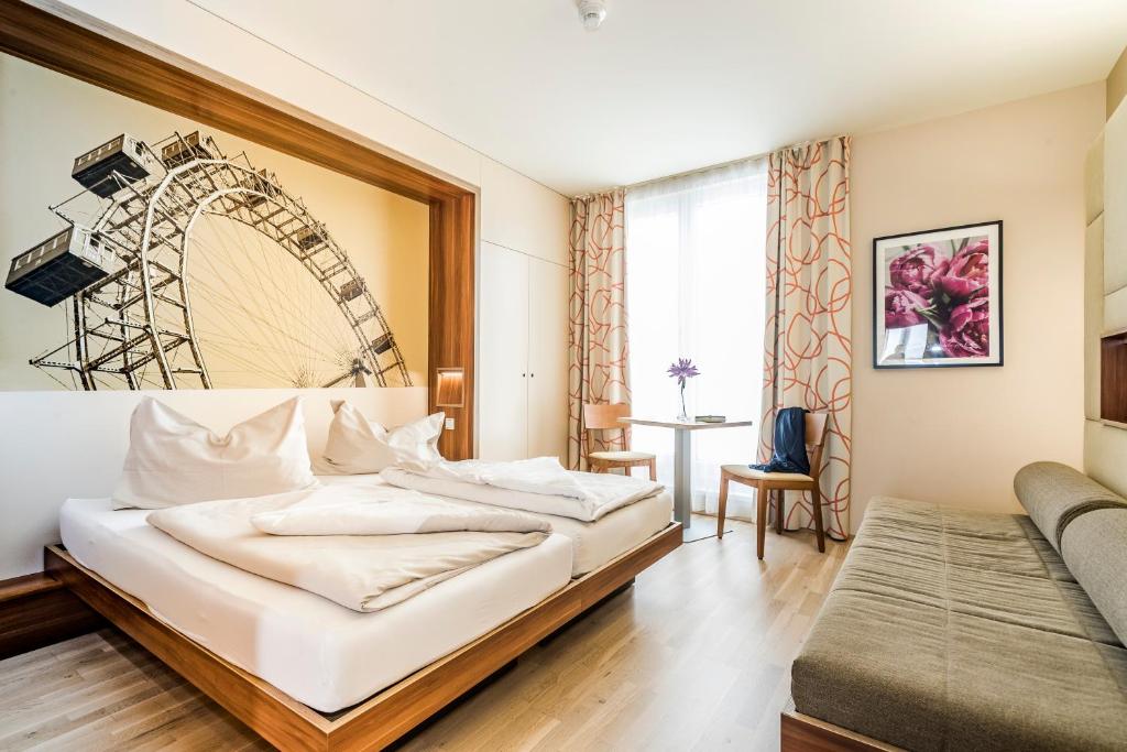 Двухместный (Двухместный номер с 1 кроватью или 2 отдельными кроватями) отеля JUFA Hotel Wien, Вена