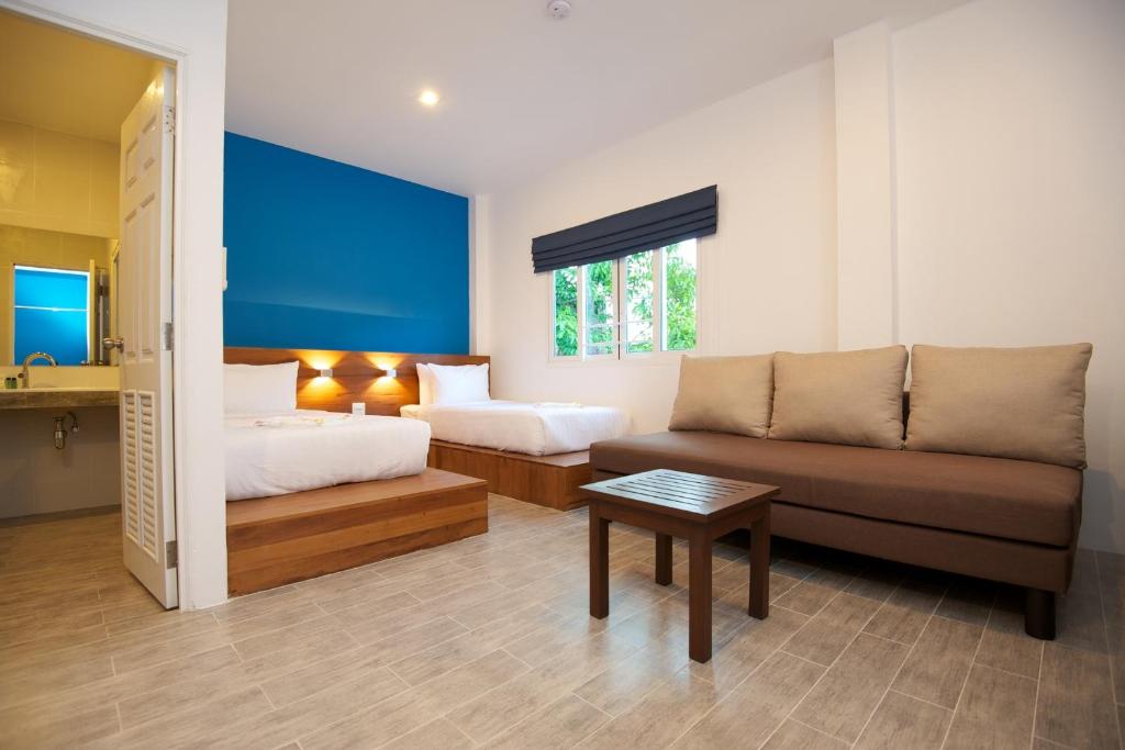 Двухместный (Улучшенный двухместный номер с 2 отдельными кроватями) отеля Thalassa, Ко Тао