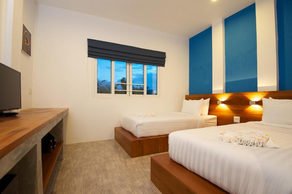 Двухместный (Стандартный двухместный номер с 2 отдельными кроватями) отеля Thalassa, Ко Тао