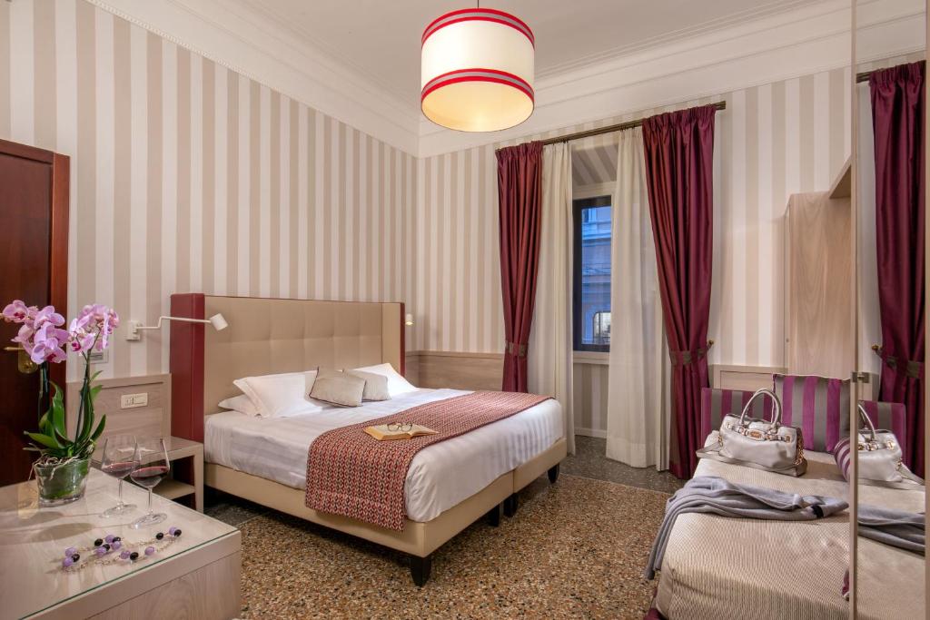 Двухместный (Двухместный номер Делюкс с 1 кроватью или 2 отдельными кроватями) отеля Hotel Nord Nuova Roma, Рим