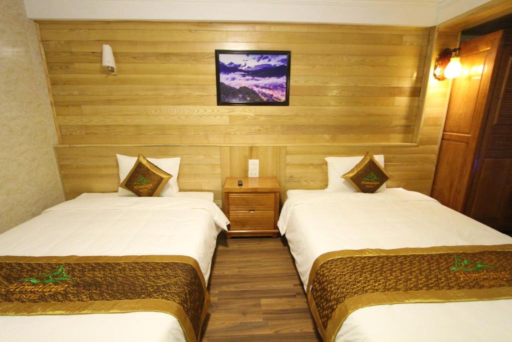 Двухместный (Улучшенный номер с 2 кроватями размера «queen-size») отеля Himalaya Sapa Hotel, Сапа