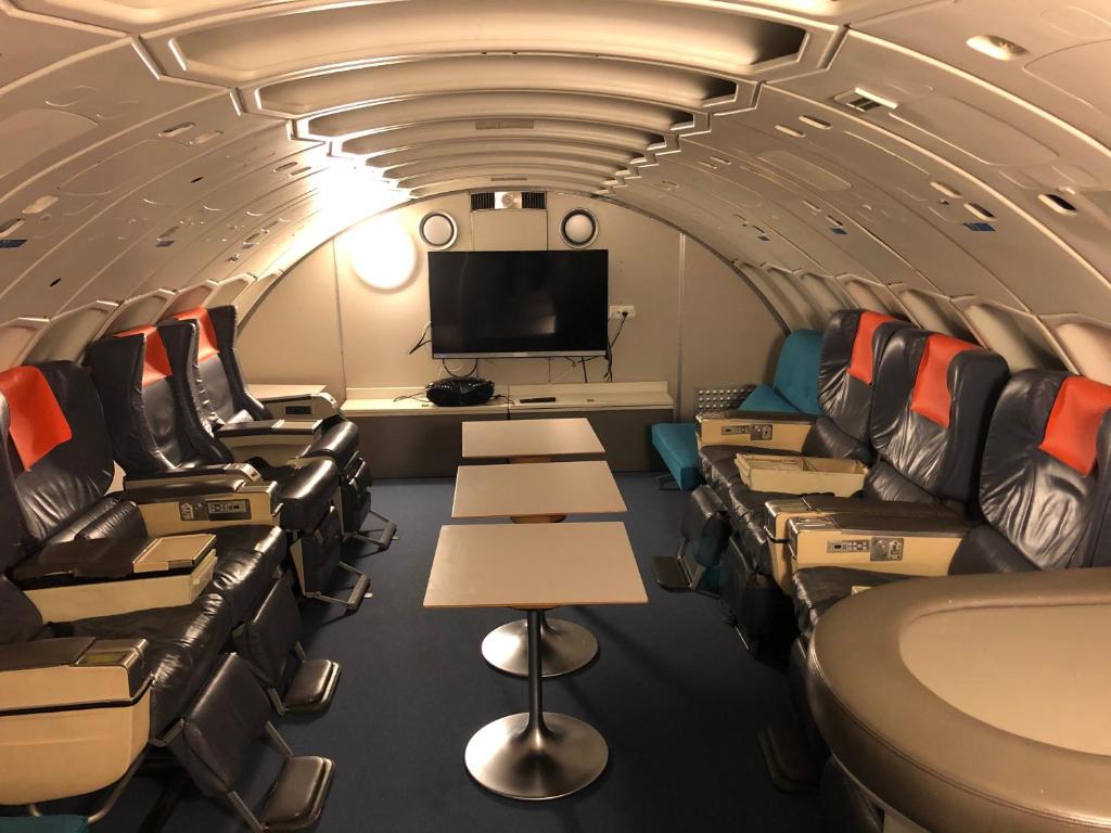Двухместный (Люкс Cockpit) хостела STF Jumbo Stay Stockholm, Арланда