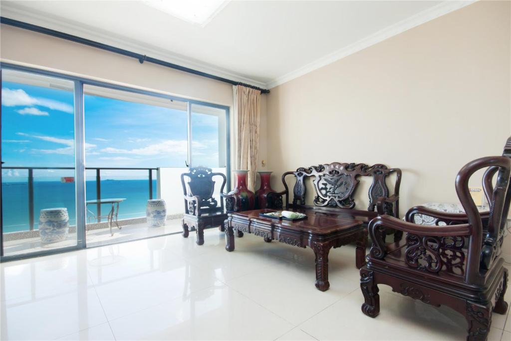 Апартаменты (Four-Bedroom Apartment (8 Adults) with Sea View- Mainland China only), Sanya Qingjinghaiwan Apartment