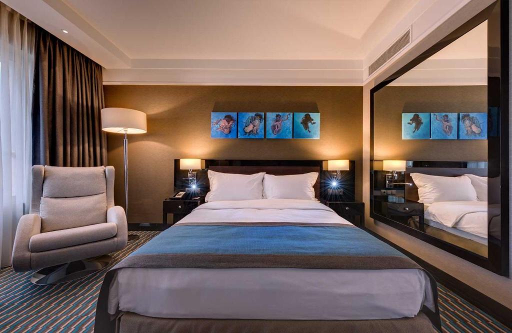 Двухместный (Стандартный двухместный номер с 1 кроватью или 2 отдельными кроватями) отеля Radisson Blu Leogrand, Кишинев