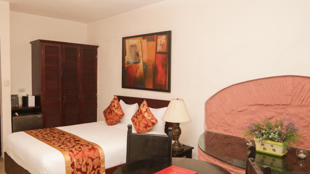 Двухместный (Номер с кроватью размера «queen-size» - Для курящих) отеля Boutique Hotel Palacio, Санто-Доминго